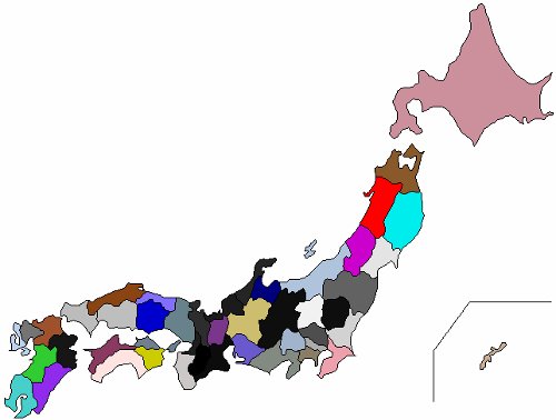 日本地図